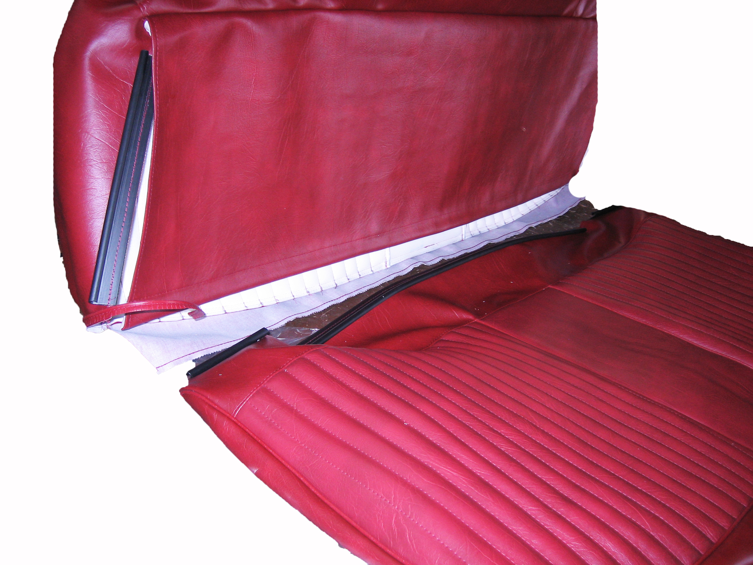 1977 Ford F-100 Std Cab Pickup Seat Upholstery Front Bench w/ Snap